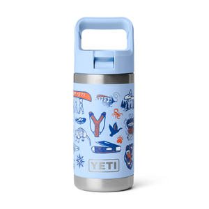 YETI Rambler 355 ml. Kids Bottle, Big Sky Blue Summer Camp