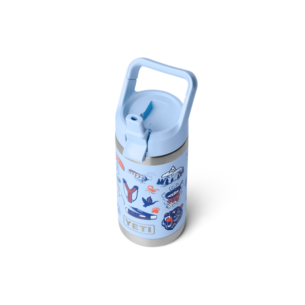 YETI Rambler 355 ml. Kids Bottle, Big Sky Blue Summer Camp