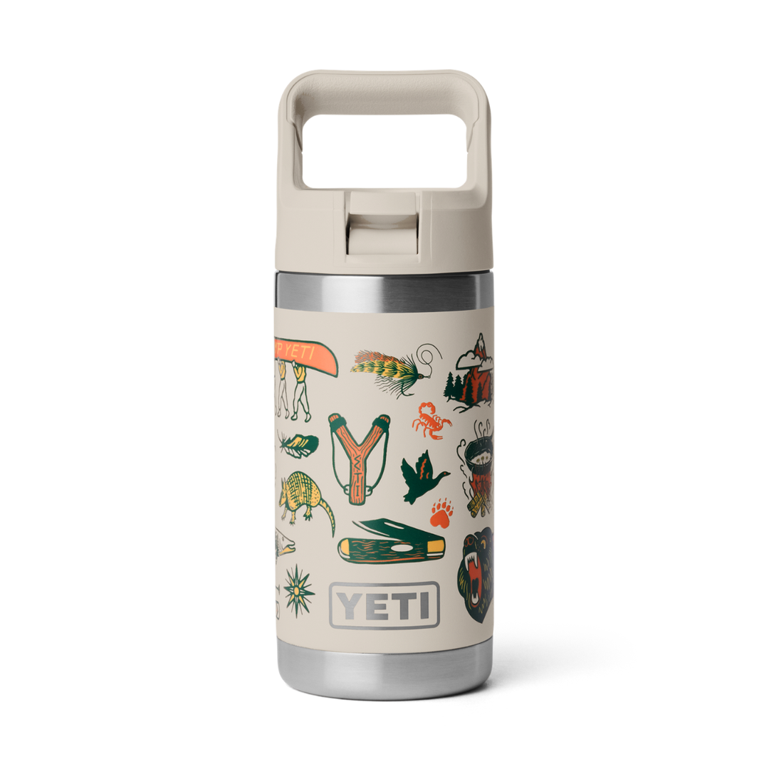 YETI Rambler 355 ml. Kids Bottle, Cape Taupe Summer Camp