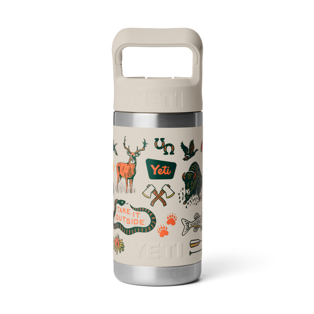 YETI Rambler 355 ml. Kids Bottle, Cape Taupe Summer Camp