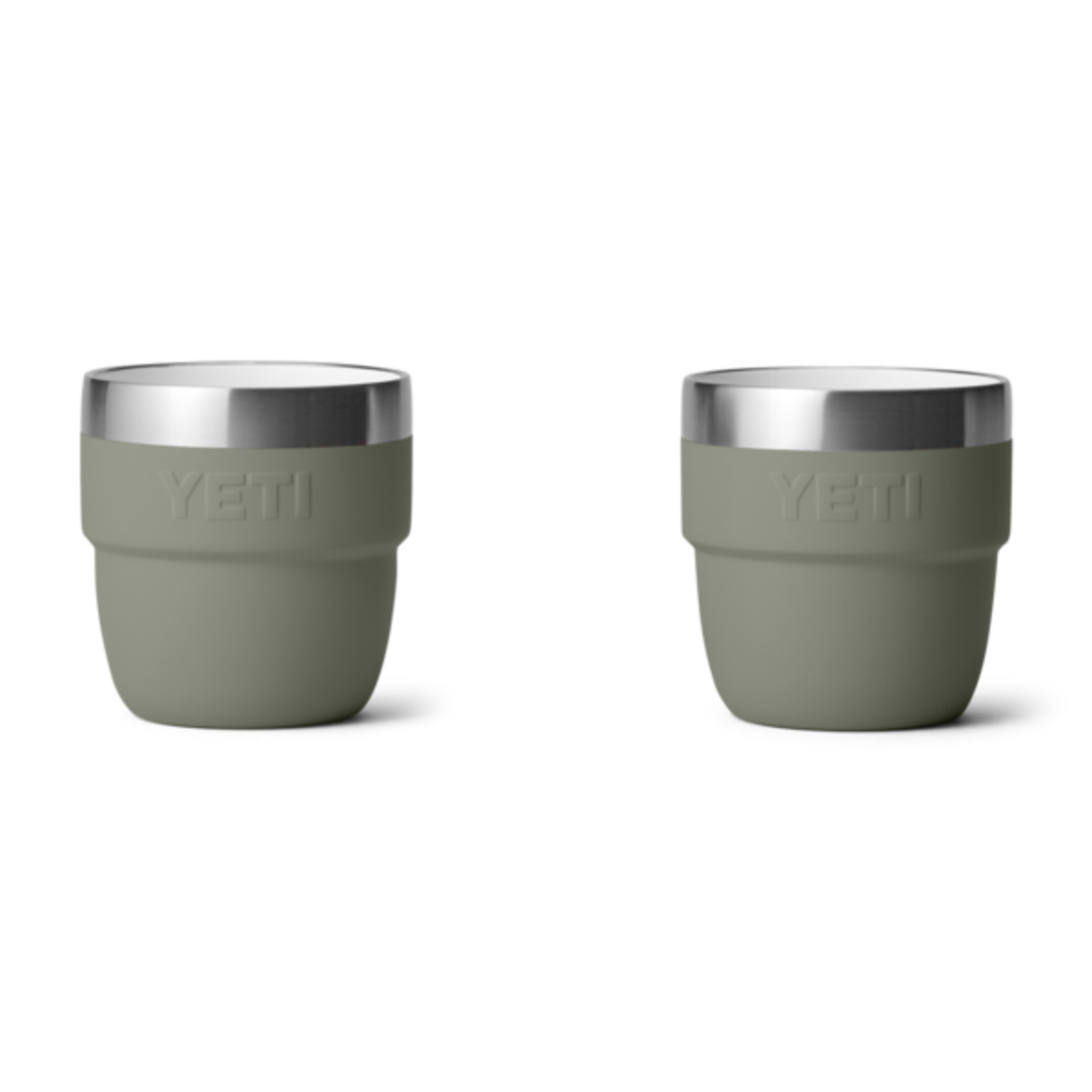 YETI Rambler 4 oz. Espresso Cups Set of 2, Pampa Green