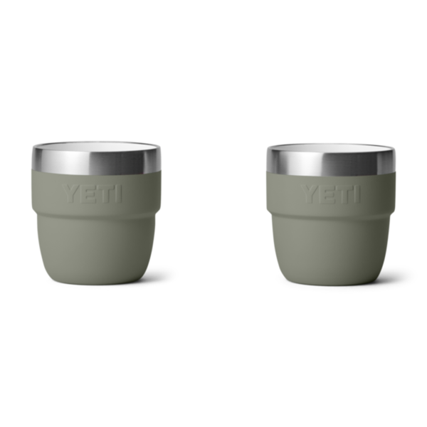 YETI Rambler 4 oz. Espresso Cups Set of 2, Pampa Green