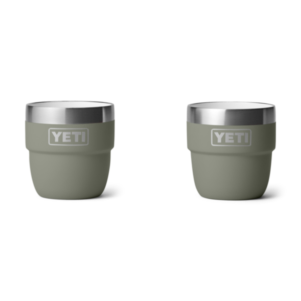 YETI Rambler 4 oz. Espresso Cups Set of 2, Pampa Green
