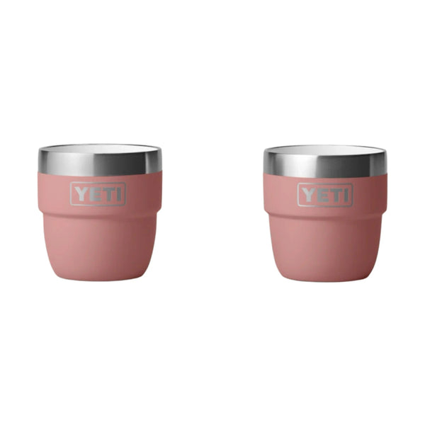 YETI Rambler 4 oz. Espresso Cups Set of 2, Sandstone Pink