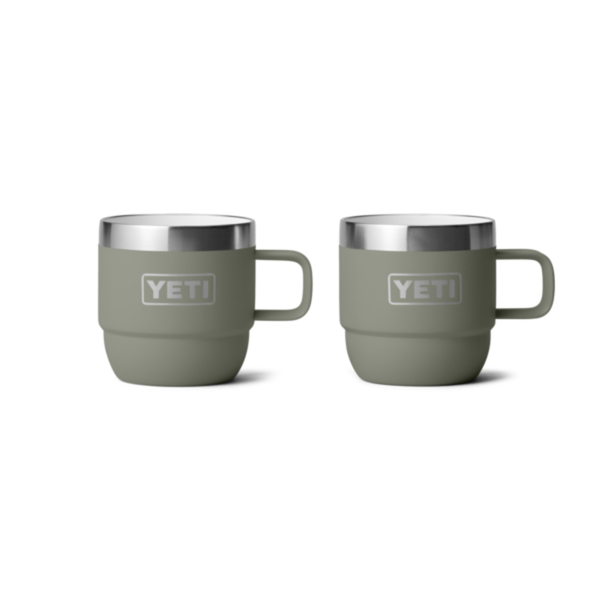YETI Rambler 6 oz. Espresso Cups Set of 2, Pampa Green