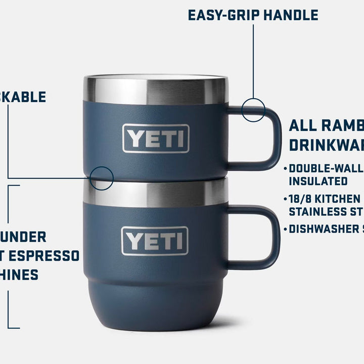 YETI Rambler 6 oz. Espresso Cups Set of 2, Seafoam