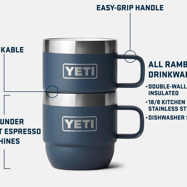 YETI Rambler 6 oz. Espresso Cups Set of 2, Seafoam