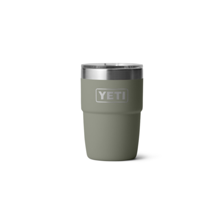 YETI Rambler 8 oz Ceramic Lined Stackable Cup, Pampa Green