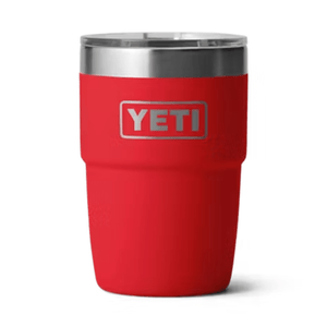 YETI Rambler 8 oz Ceramic Lined Stackable Cup, Rescue Red