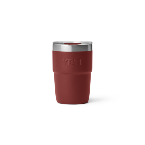 YETI Rambler 8 oz Ceramic Lined Stackable Cup, Stag Red