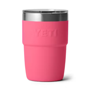 YETI Rambler 8 oz Ceramic Lined Stackable Cup, Tropical Pink