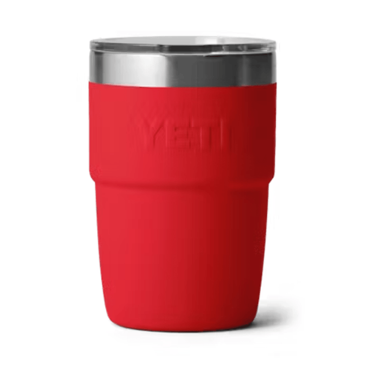 YETI Rambler 8 oz Ceramic Lined Stackable Cup, Rescue Red