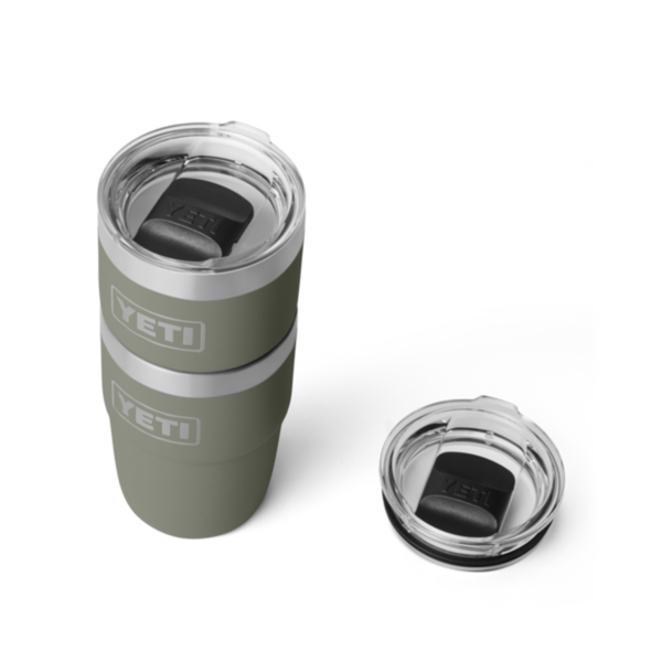 YETI Rambler 8 oz Ceramic Lined Stackable Cup, Pampa Green