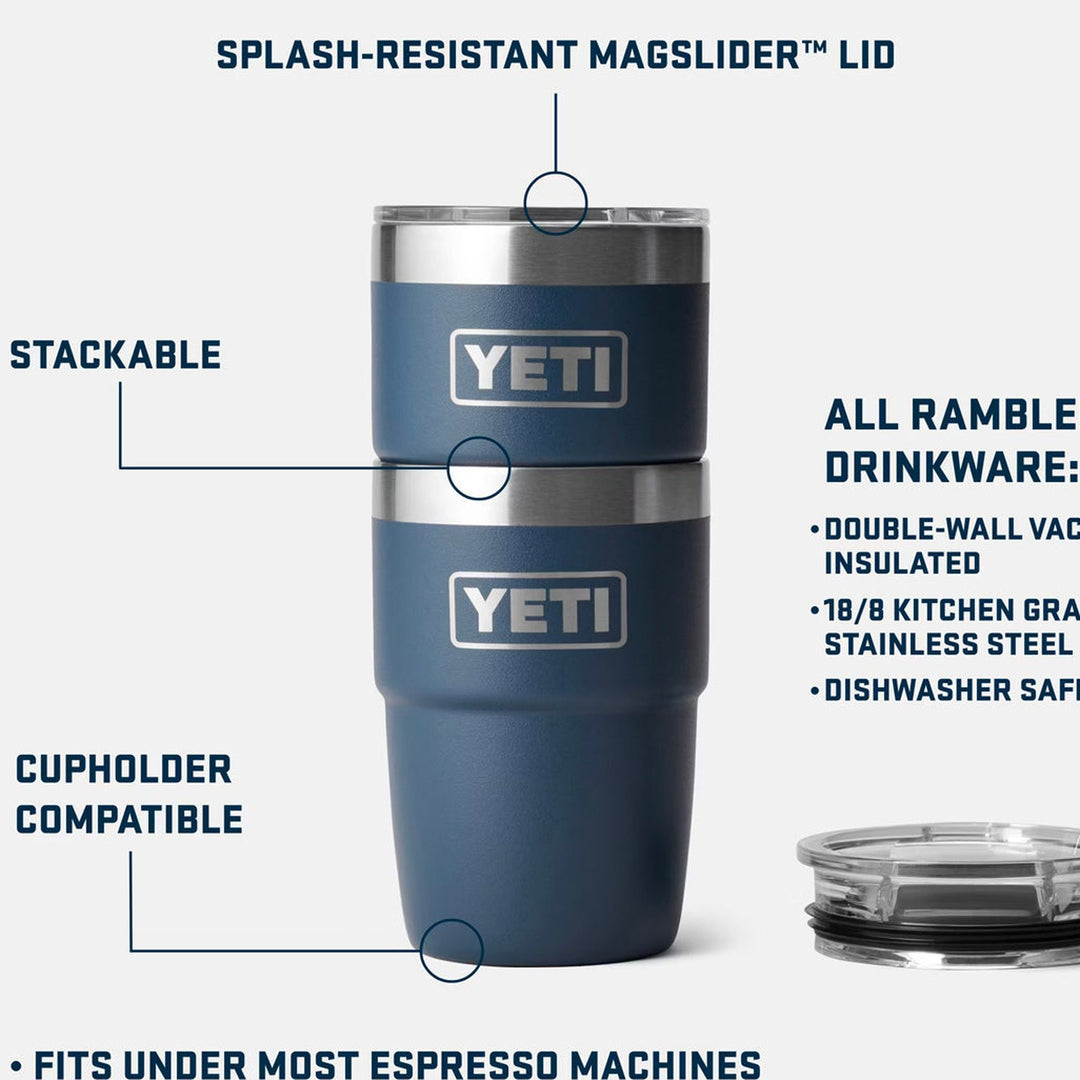 YETI Rambler 8 oz. Stackable Cup, Navy