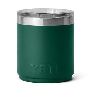 YETI Rambler Lowball 2.0 10 oz. Cup, Black Forest Green