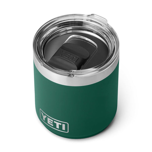 YETI Rambler Lowball 2.0 10 oz. Cup, Black Forest Green