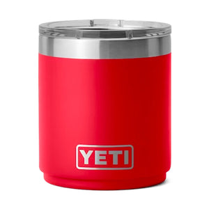 YETI Rambler Lowball 2.0 10 oz. with MagSlider Lid, Rescue Red