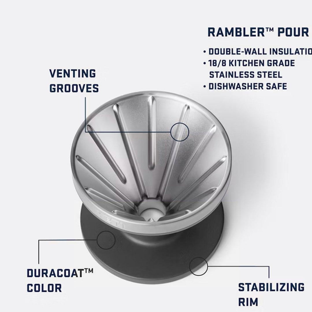 YETI Rambler Pour Over, Black