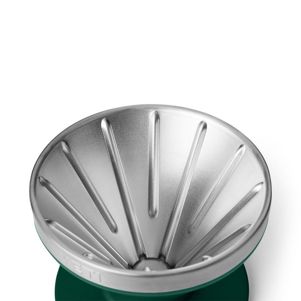 YETI Rambler Pour Over, Black Forest Green