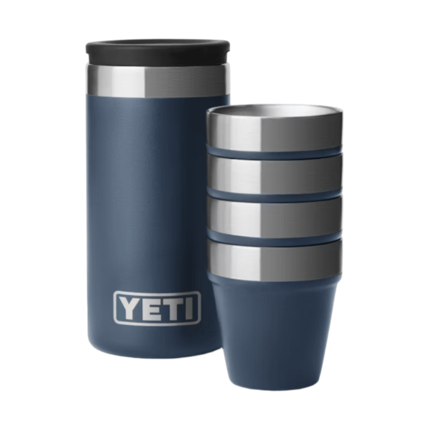 YETI Shot Glasses with Carrying Case, Navy