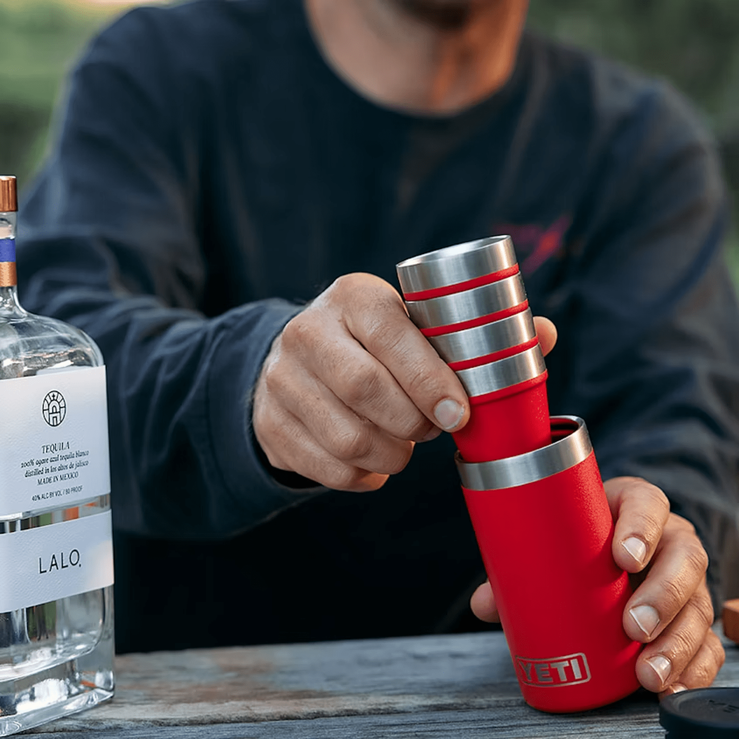 YETI Shot Glasses with Carrying Case, Rescue Red – ECS Coffee
