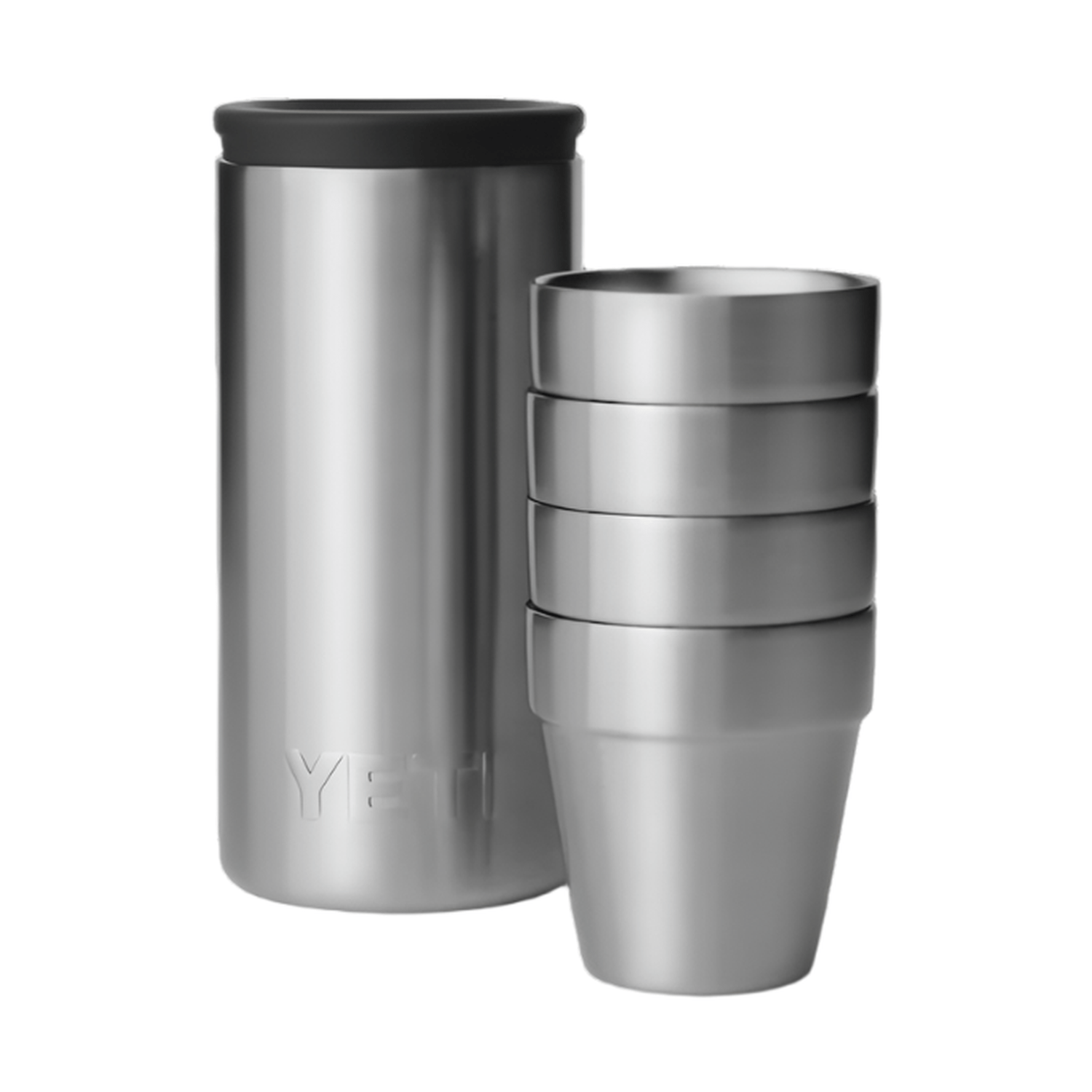 YETI Shot Glasses with Carrying Case, Stainless Steel
