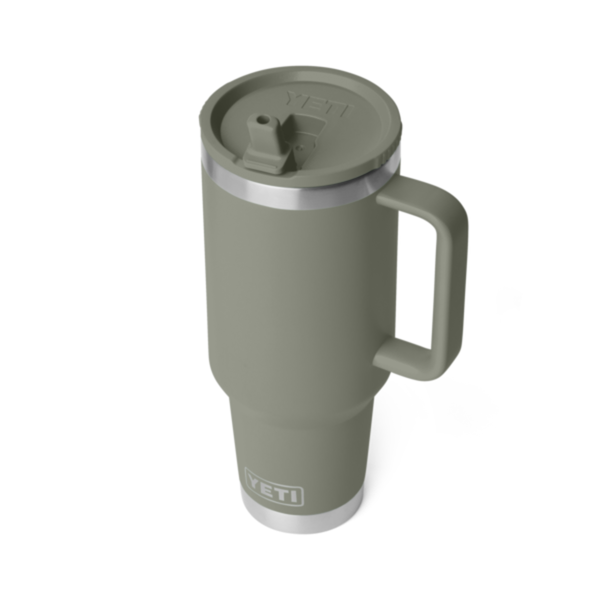 YETI Straw Travel Mug 40oz., Pampa Green