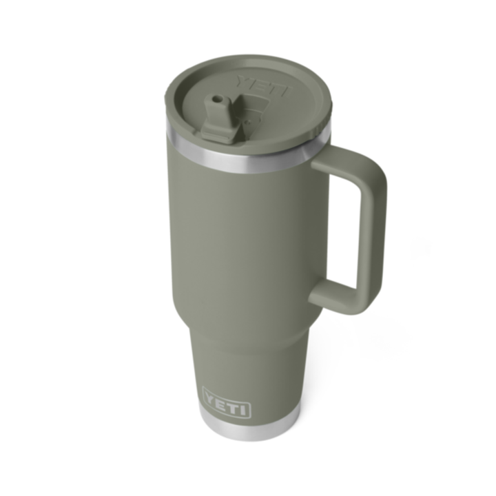YETI Straw Travel Mug 40oz., Pampa Green
