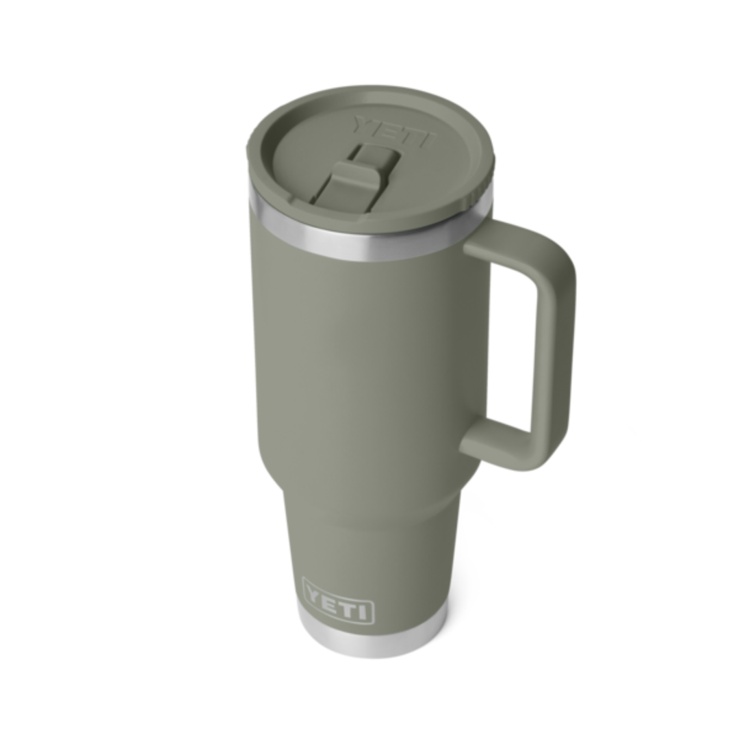YETI Straw Travel Mug 40oz., Pampa Green
