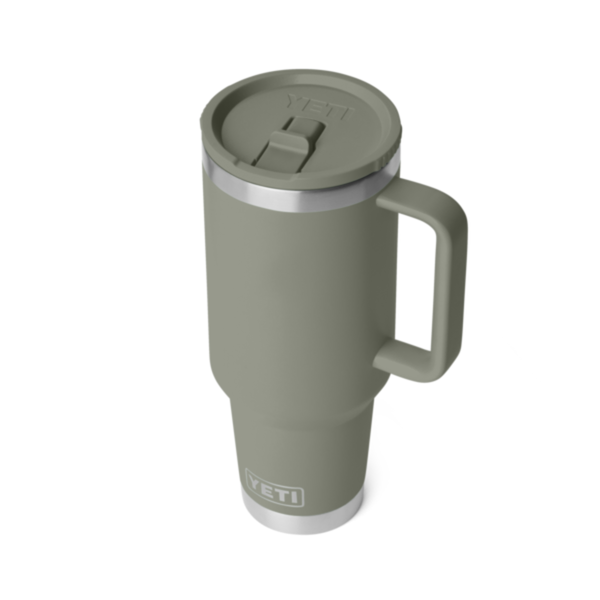 YETI Straw Travel Mug 40oz., Pampa Green