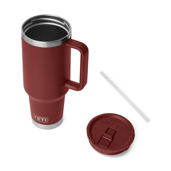 YETI Straw Travel Mug 40oz., Stag Red