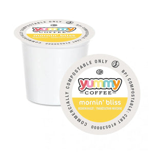 Yummy Coffee Mornin' Bliss Compostable Single Serve Coffee 20 Pack