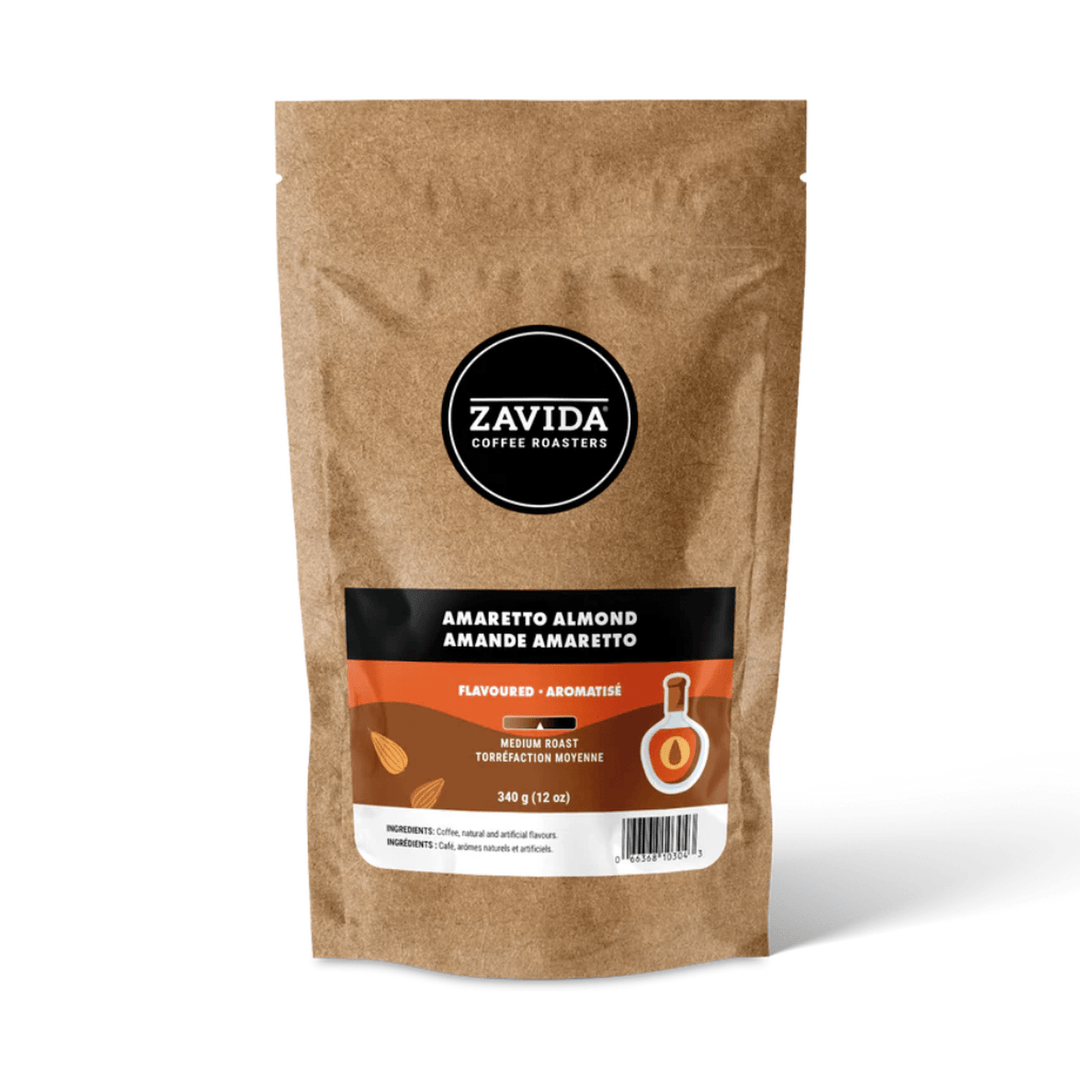 Zavida Amaretto Almond Whole Bean Coffee, 12 oz.