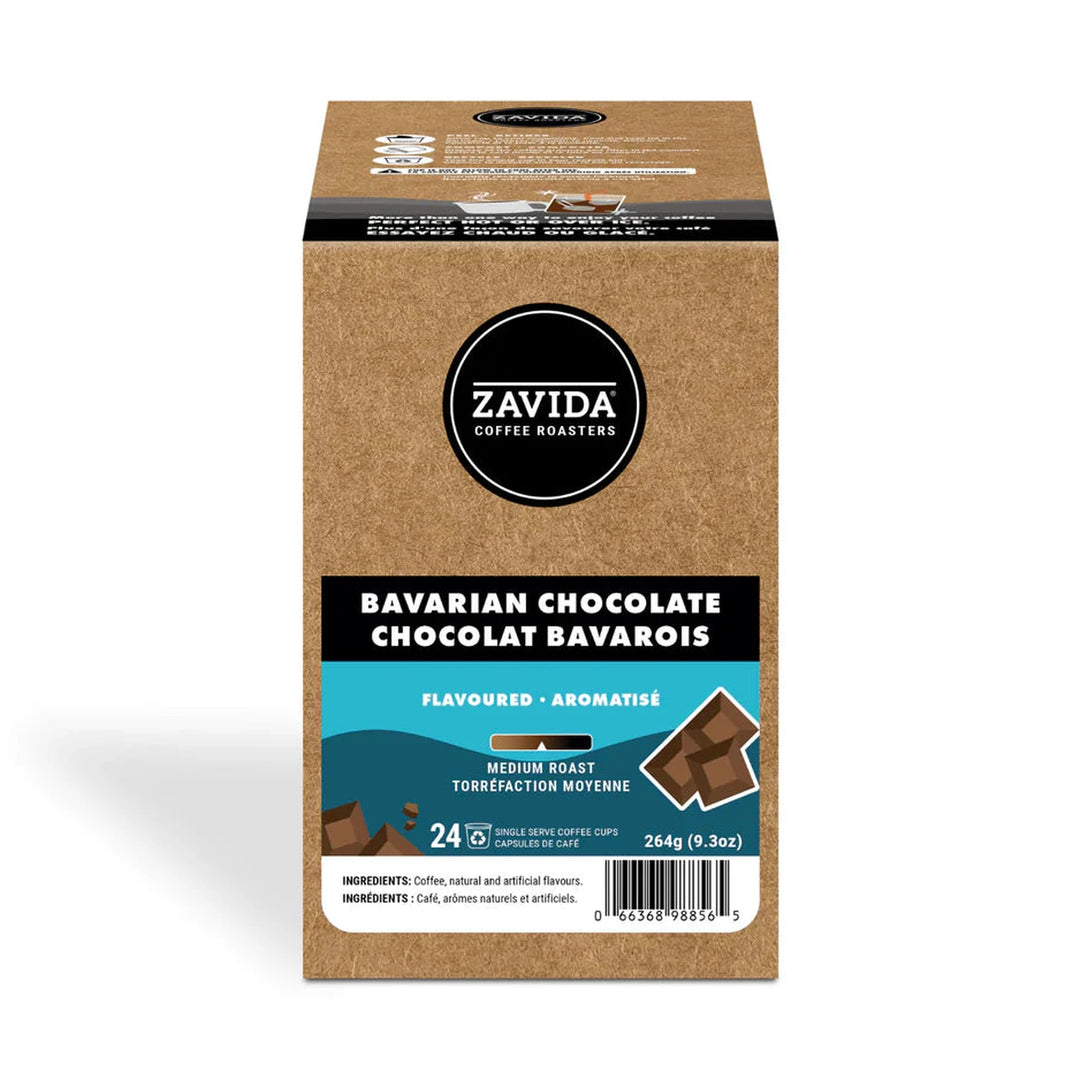 Zavida Bavarian Chocolate Single Serve Coffee 24 Pack