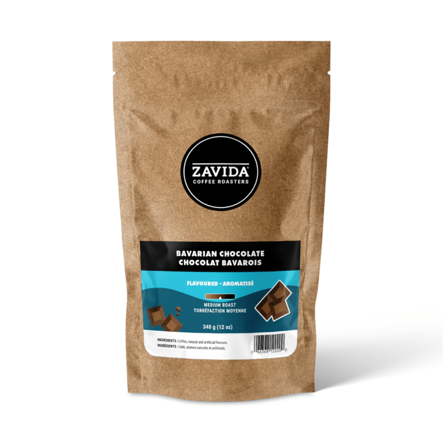 Zavida Bavarian Chocolate Whole Bean Coffee, 12 oz.