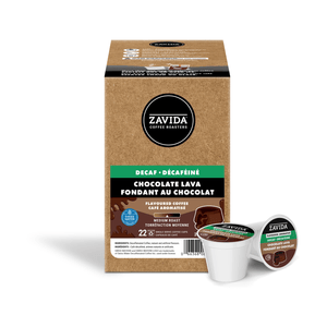Zavida Decaf Chocolate Lava Single Serve Coffee, 22 Pack