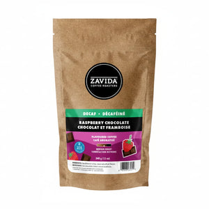Zavida Decaf Raspberry Chocolate Whole Bean Flavoured Coffee, 12oz