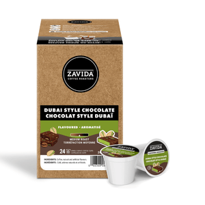 Zavida Dubai Style Chocolate Single Serve Coffee, 24 Pack