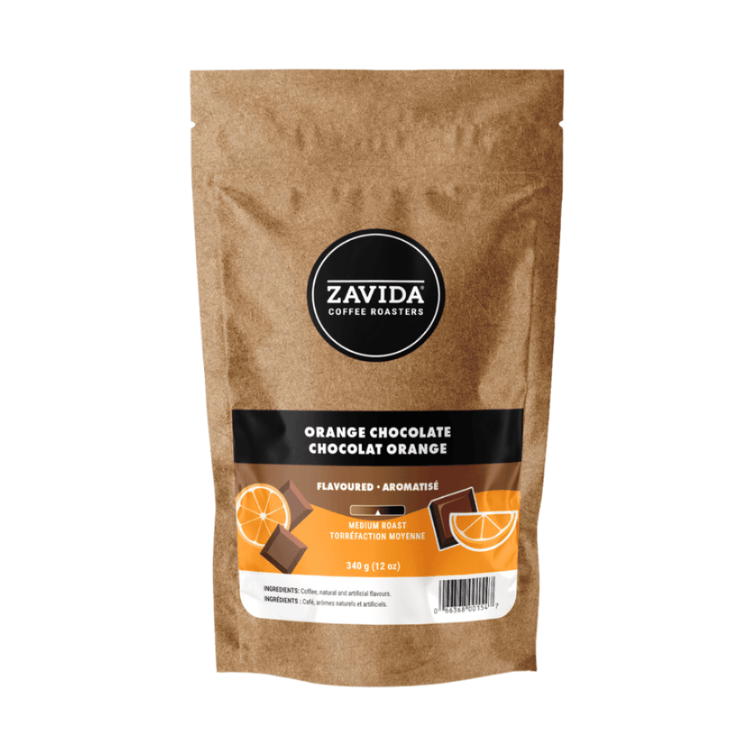 Zavida Orange Chocolate Whole Bean Coffee, 12 oz.
