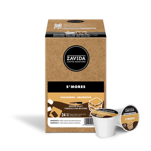 Zavida S'mores Single Serve Coffee, 24 Pack