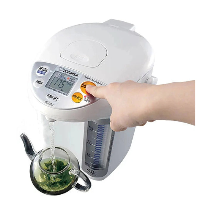 Zojirushi 3L Panorama Window® Water Dispensing Pot, White 