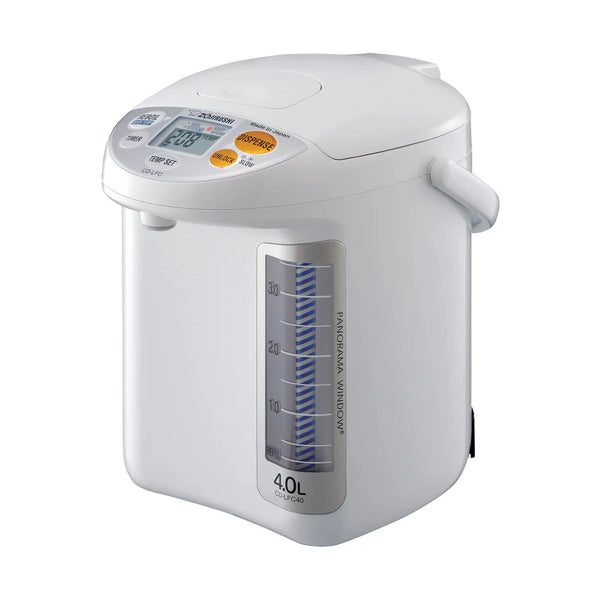 Zojirushi 4L Panorama Window® Water Dispensing Pot, White #CD-LFC40