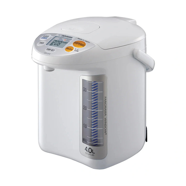 Zojirushi 4L Panorama Window® Water Dispensing Pot, White 