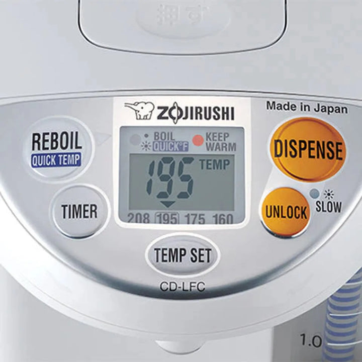 Zojirushi 5L Panorama Window® Water Dispensing Pot, White 
