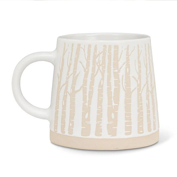 Abbott Birch Trees Holiday Mug, 14 oz.
