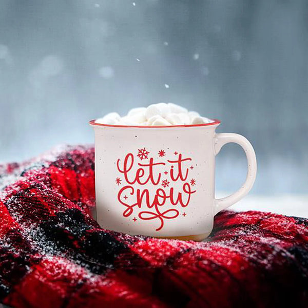Abbott Let it Snow Holiday Mug, 14 oz.