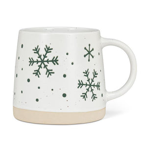 Abbott Snowflakes Holiday Mug, 14 oz.