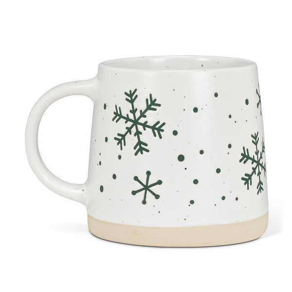 Abbott Snowflakes Holiday Mug, 14 oz.