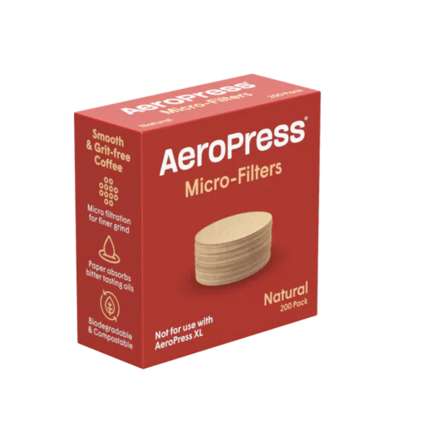 AeroPress Replacement Micro-Filters 200 Pack, Natural