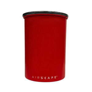 Airscape Classic 1 lb Coffee Canister, Matte Red
